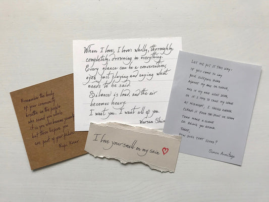 5 Poems for People You Love